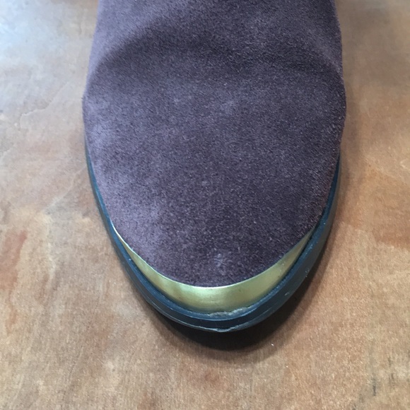 Brown suede Cowboy boots harness - Picture 10 of 12